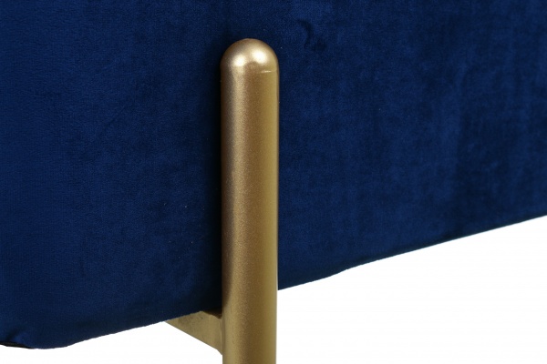 Скриня-пуф Marseille 110х42х42 см синій 