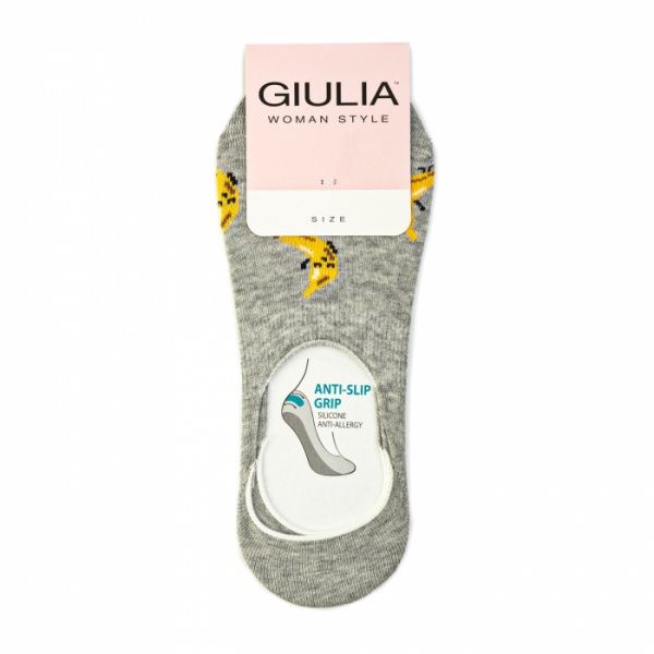 Следы Giulia FOOTIES-WF 036 р. 36-38 бело-серый 