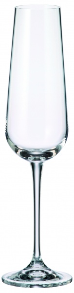 Набір бокалів для шампанського Ardea b1SF57 220 мл 6 шт. Bohemia 