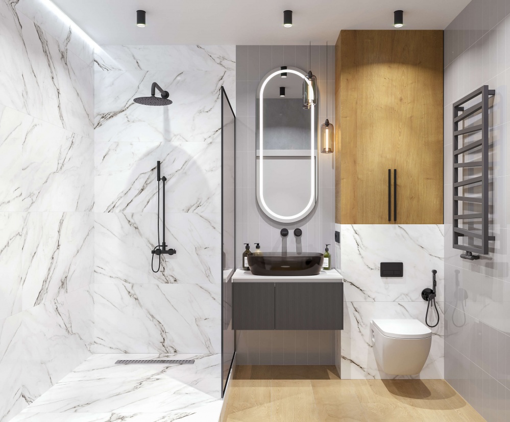 Плитка Golden Tile Marmo Roma white MR09П0 120x60 см