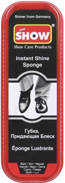 Губка-блиск для взуття SHOW instant чорний