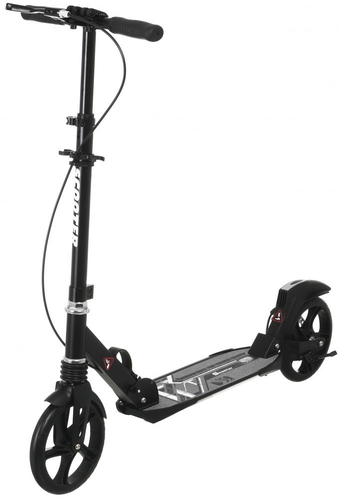 Самокат MaxxPro kids чорний із білим LS204