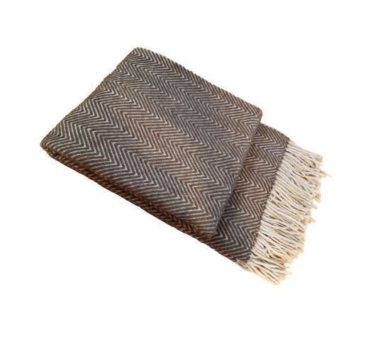 Плед Фенікс 140x200 см коричневий Вултекс-С 