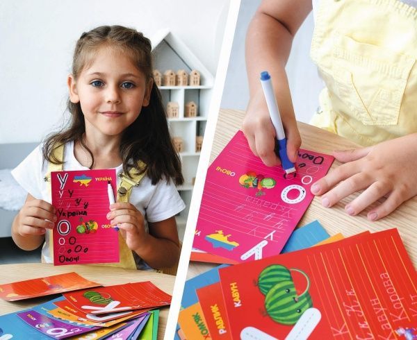 Игра с маркером Vladi Toys Пиши и вытирай. Буквы и слова VT5010-13