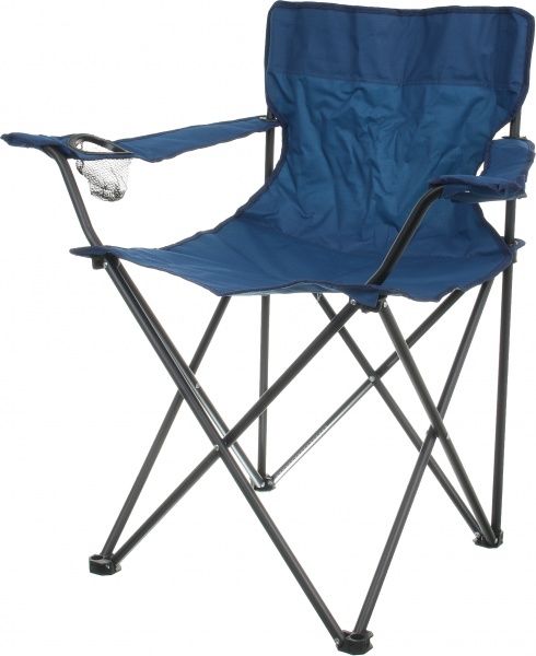 Стілець розкладний 81х51х42 см синій