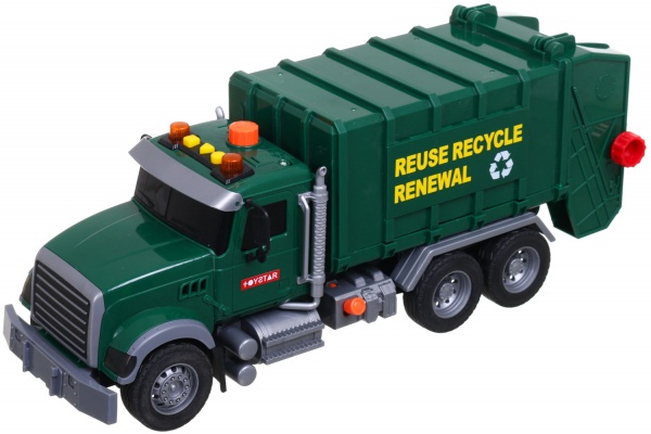 Іграшковий сміттєвоз Shantou інтерактивний 35х12х17 см зелений 666-53P