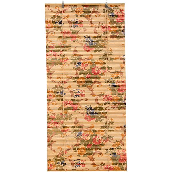 Ролета бамбукова Bella Vita 60x160 см квітковий візерунок