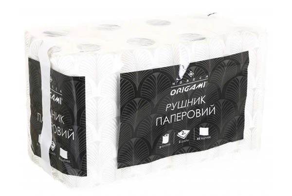 Бумажные полотенца Origami Horeca двухслойная 8 шт.