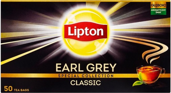 Чай черный Lіpton Эрл Грэй 50 шт. 