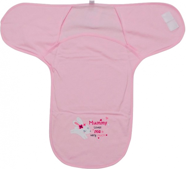 Пеленка-кокон Minikin и шапочка д/д 22910156-62 розовый 