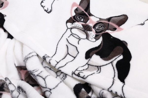 Плед Frannel Dogs 160x200 см разноцветный La Nuit 