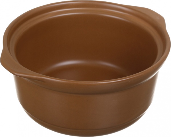 Каструля керамічна 4,4 л коричнева жаростійка Flamberg