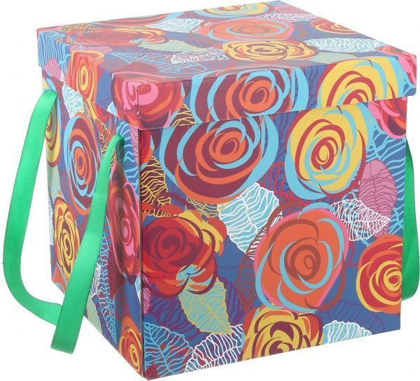 Подарочная коробка с лентой КороBox М