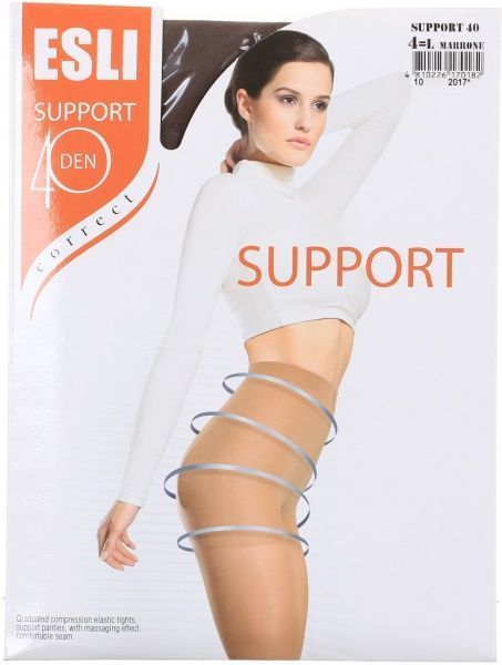 Колготки женские Conte Support 40 den р. 4 шоколадный 1 шт. 