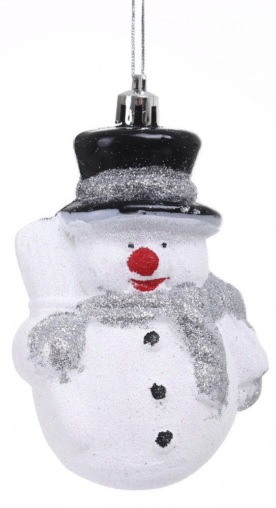 Набор подвесок 2 шт снеговичок 2 цвета в ассортименте 12 см EPI-18-15