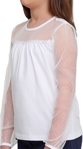 Кофта для девочек Vidoli G-19594W р.140 белый 
