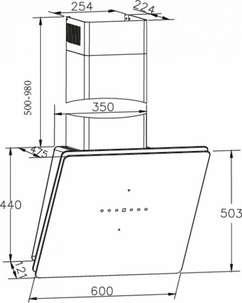 Вытяжка Hansa OKP 6655 SH