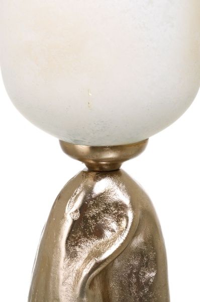 Ваза стеклянная шампань 15х52 см PANACHE