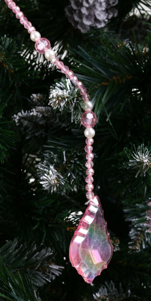 Бусы для елки DH8055530 0,6 м розовый