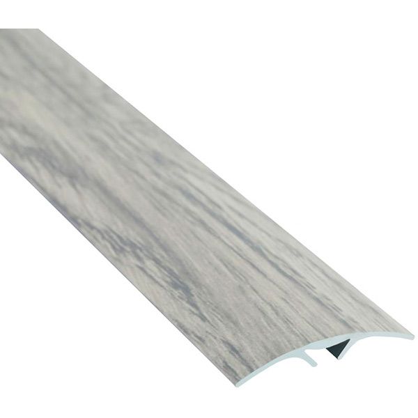 Порожек алюминиевый декорированный Braz Line скрытый крепеж 40x900 мм дуб испанский 