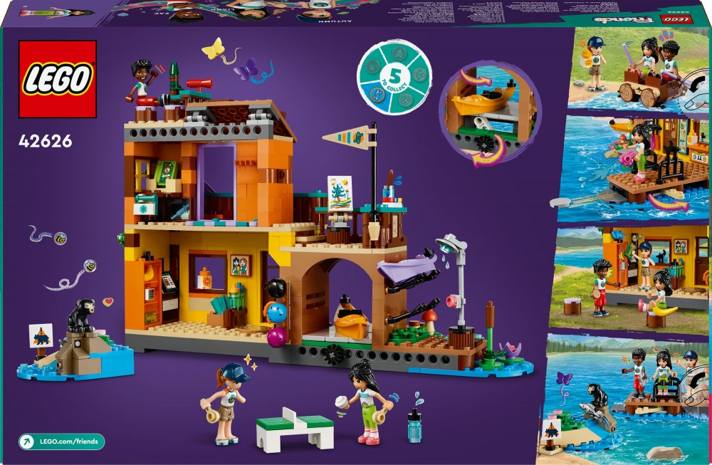 Конструктор LEGO Friends Водні види спорту в таборі пригод 42626