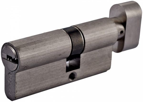 Цилиндр MVM Р6Р 35x30 ключ-вороток 65 мм матовый никель