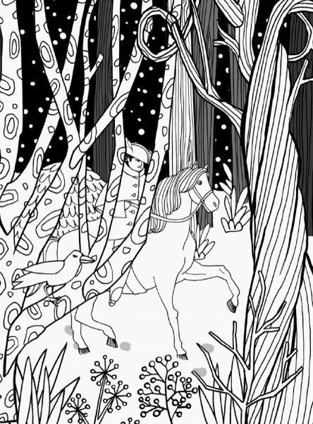 Книга-раскраска «Красавица и Чудовище» 978-617-09-4084-1