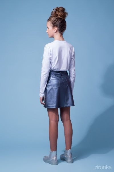 Спідниця Zironka р.140 синій металік 30-9041-3 