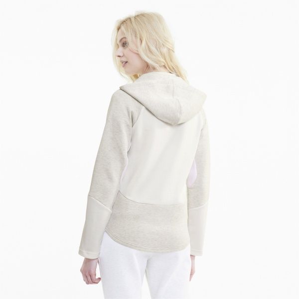 Джемпер Puma Evostripe Full-Zip Hoodie 58353219 р. S білий