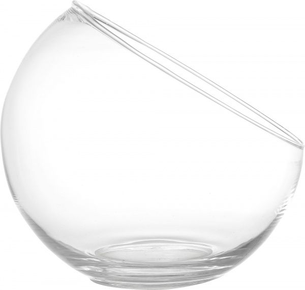 Ваза стеклянная прозора шар 16.5х15 см