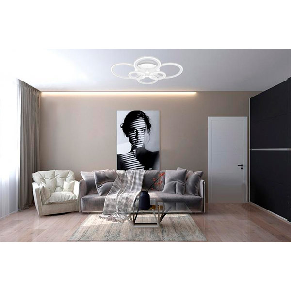 Люстра светодиодная Hopfen Aquila 74W 3000-6000K WH белый