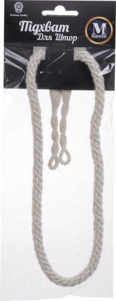 Підхват для штор натуральний 2017-38-K-48 кремовий Majestic