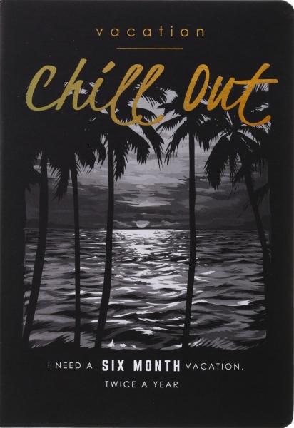 Блокнот Chill out 21х14,5 см Mikirei