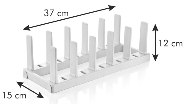Держатель для сковородок 370 x 148 мм пластик Flexispace Tescoma