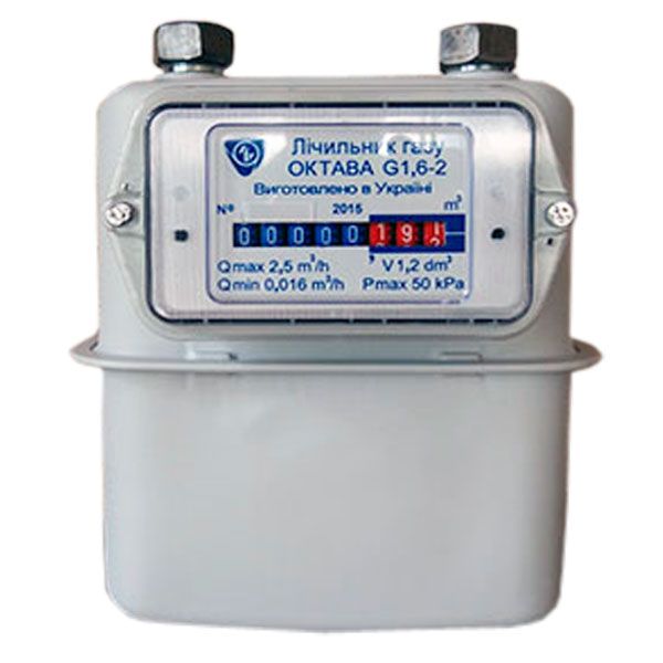 Лічильник газу Октава G1.6-2