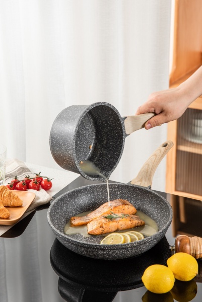 Ківш з кришкою Eco Petra 16 см KN91631 Kohen