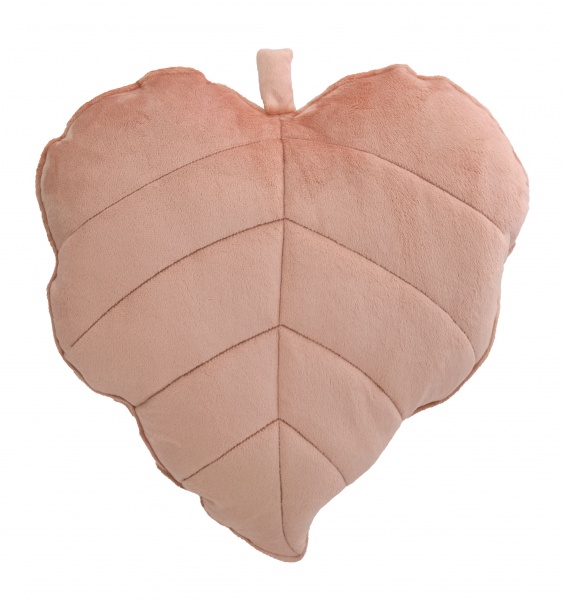 Подушка декоративная Листочек 44x44 см розовый Tigres 