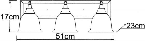 Спот Arte Lamp A9557AP-3CC 3x40 Вт E14 золотой 9557 