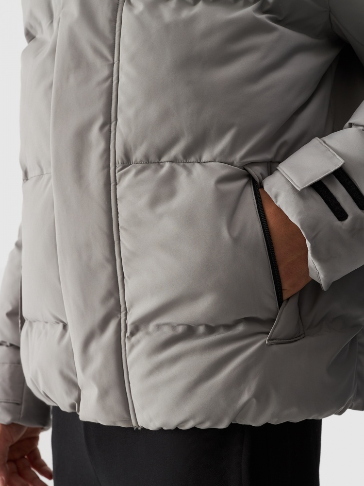 Пуховик мужской зимний 4F DOWN JACKET M479 4FWAW24TDJAM479-25S р.XL серый