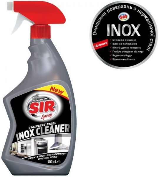 Засіб SIR для миття нержавіючої сталі 0,75л