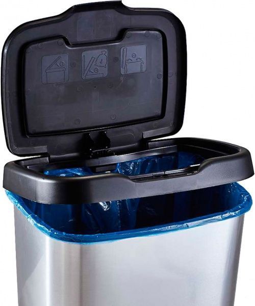 Ведро для мусора Mazzei металлик 20 л металлик Другое