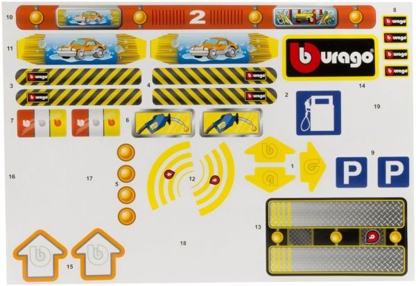 Игровой набор Bburago Гараж 1:43 1:43 18-30039
