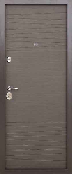 Двері вхідні Abwehr АП1-406 096Л (ВСГ) Kale257/Kale252 венге горизонт білий 2050x960мм ліві