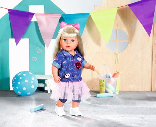 Одежда для куклы Zapf Baby Born Джинс Делюкс 829110