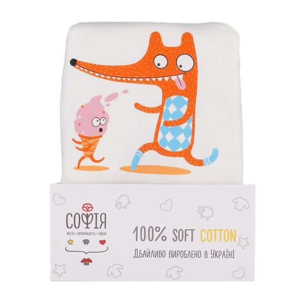 Боді дитяче ТМ Софія Red Fox р.62 помаранчевий 121462 