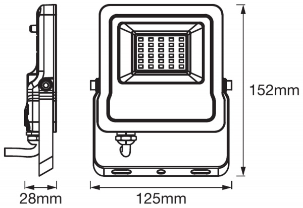 Прожектор светодиодный Ledvance Smart+ Wifi Flood 10 Вт IP65 темно-серый AC261400155 