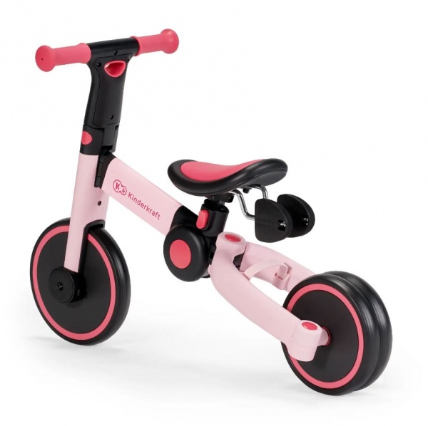 Велосипед детский Kinderkraft 3 в 1 4TRIKE Candy Pink розовый KR4TRI00PNK0000 