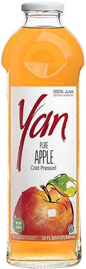 Сок Yan Яблочный 0,93л 