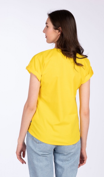 Блуза Едельвіка Тризуб р. XS жовтий 80-22/00