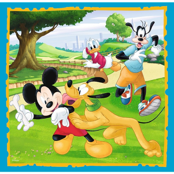 Пазл Trefl 3 в 1 (20,36,50) Disney Друзья Микки 3+ 34846